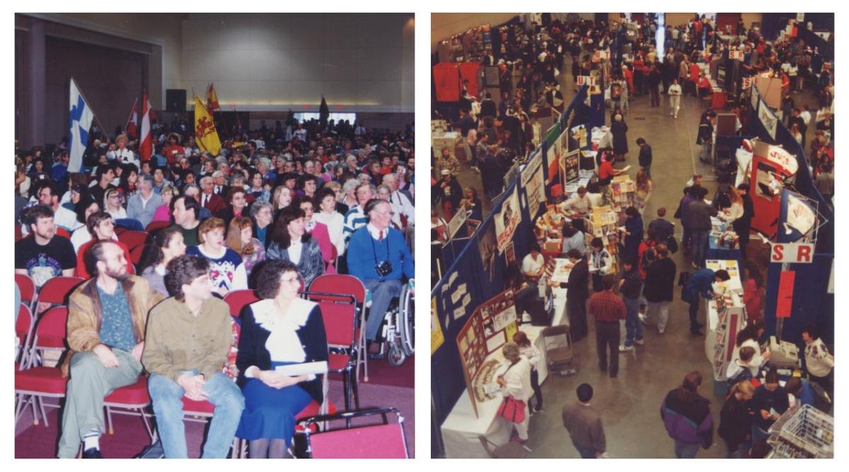 Photos from Missions Fest 1993 show how much the conference had grown in just 9 years!